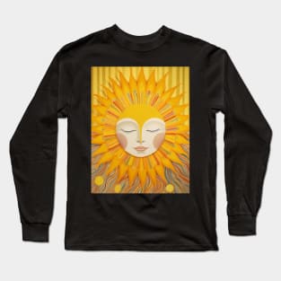 Sun Flower Yellow Boho Long Sleeve T-Shirt